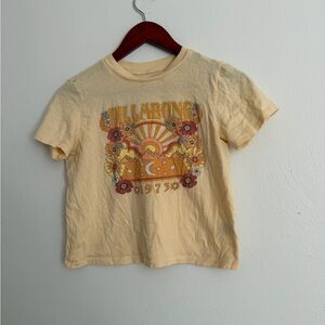 Billabong Kids Yellow Graphic Tee